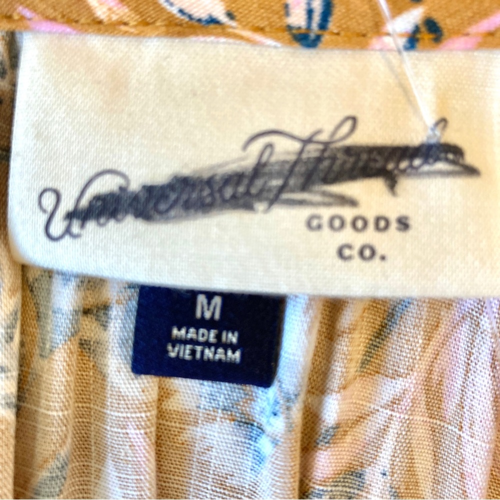 Universal Thread Yellow Ruffle Floral Balloon Lon… - image 8